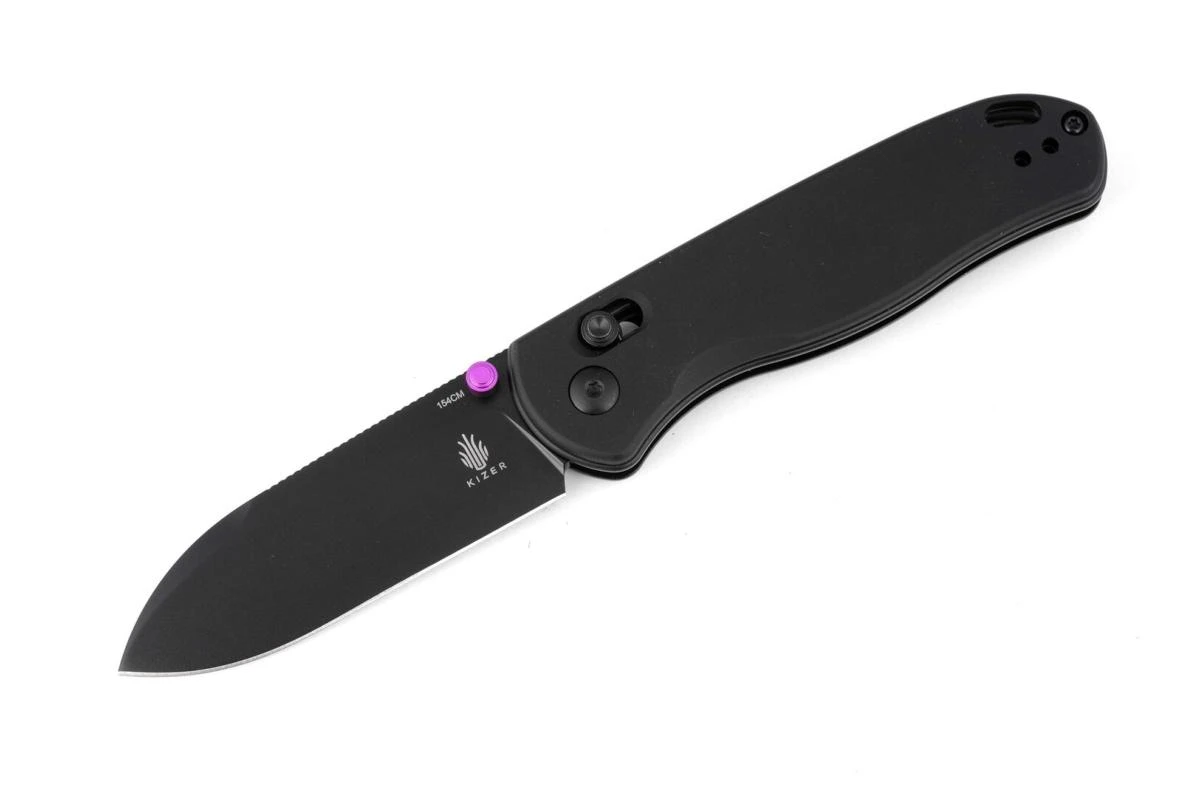 KIV3619C2 Couteau Kizer Azo Drop Bear Black Lame Acier 154CM IKBS - Livraison Gratuite 3 KIV3619C2 Couteau Kizer Azo Drop Bear Black Lame Acier 154CM IKBS - Livraison Gratuite
