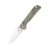 KIV5458C2 Couteau Kizer Begleiter XL Green Micarta Lame Acier 154CM Button Lock IKBS - Livraison Gratuite -Couteaux Pliants Soldes KIV5458C2 zoom