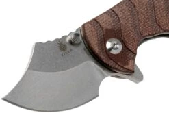 Kizer Flip Shank Ki2521A2 Brown Micarta Couteau De Poche, Alex Shunnarah Design 13 Kizer Flip Shank Ki2521A2 Brown Micarta Couteau De Poche, Alex Shunnarah Design -Couteaux Pliants Soldes KZKI2521A2 03 kizer