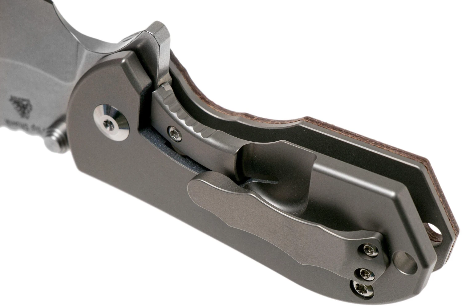 Kizer Flip Shank Ki2521A2 Brown Micarta Couteau De Poche, Alex Shunnarah Design 7 Kizer Flip Shank Ki2521A2 Brown Micarta Couteau De Poche, Alex Shunnarah Design - Image 5