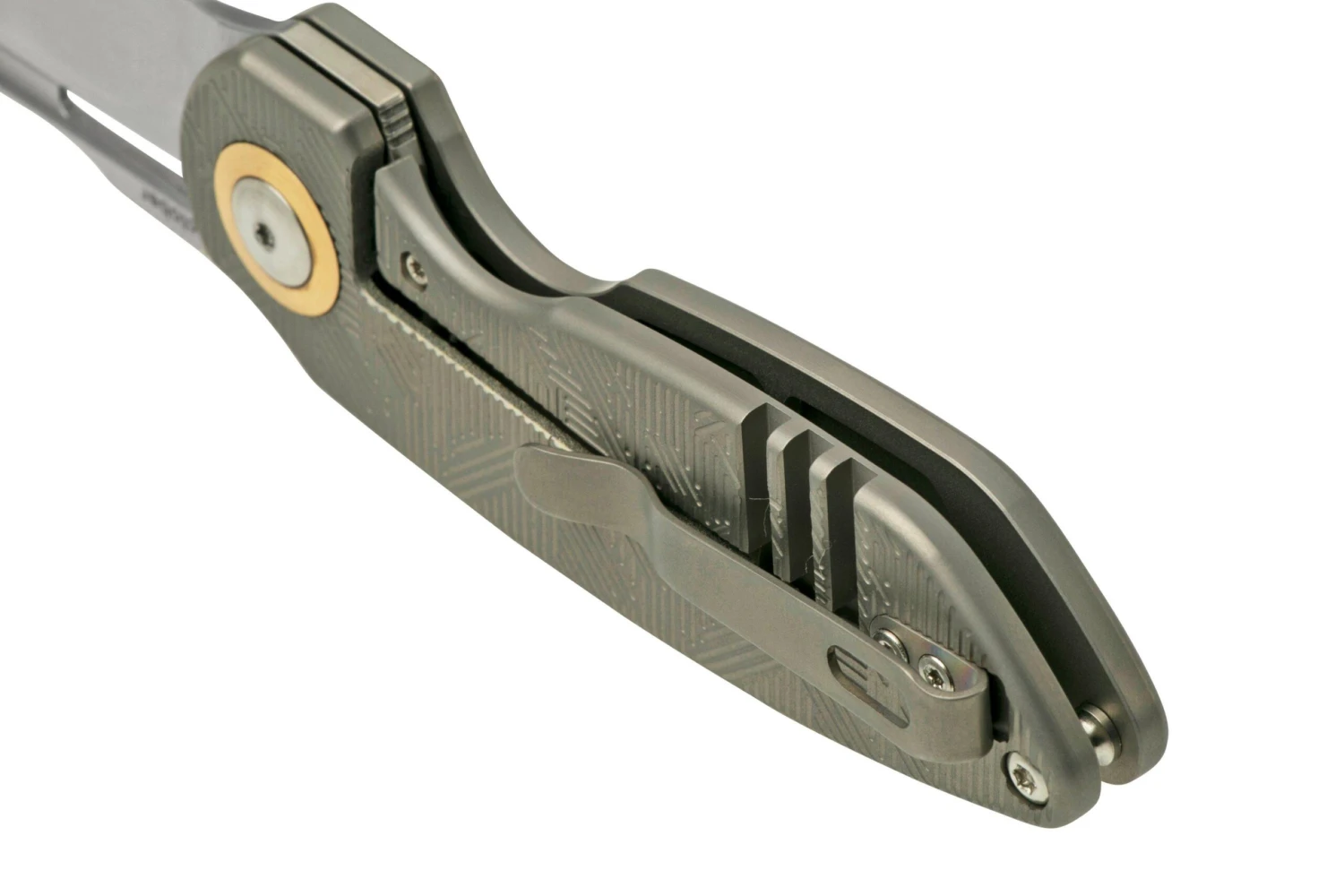 Kizer October, Ki3569A1, Titanium, 20CV Couteau De Poche, Dmitry Osarenko Design 6 Kizer October, Ki3569A1, Titanium, 20CV Couteau De Poche, Dmitry Osarenko Design - Image 4