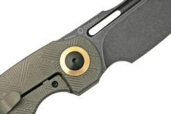 Kizer October, Ki3569A2, Titanium, 20CV Couteau De Poche, Dmitry Osarenko Design -Couteaux Pliants Soldes KZKI3569A2 05 kizer