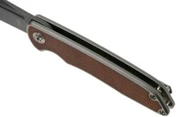 Kizer Matanzas Ki4510A3 Micarta Couteau De Poche, Nick Swan Design -Couteaux Pliants Soldes KZKI4510A3 07 kizer