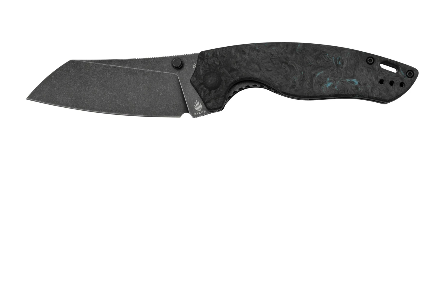 Kizer Towser K KI4593A2 Fatcarbon, Couteau De Poche, Azo Design 3 Kizer Towser K KI4593A2 Fatcarbon, Couteau De Poche, Azo Design