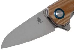 Kizer Lieb V2541N4 Brown Micarta Couteau De Poche, Azo Design -Couteaux Pliants Soldes KZV2541N4 03 kizer v202109
