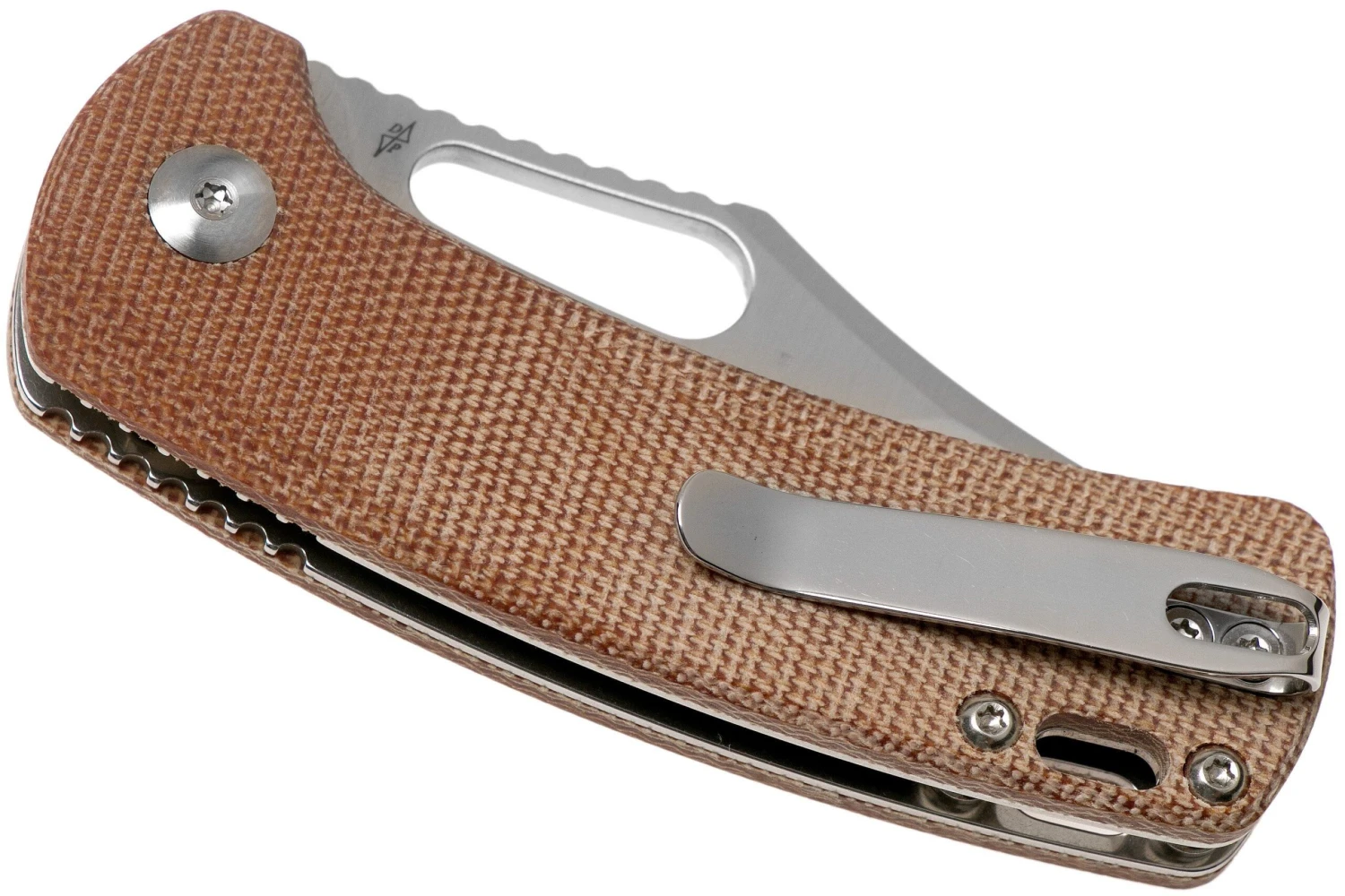 Kizer Urban Bowie V2578C2 154CM, Natural Micarta, Couteau De Poche, Dirk Pinkerton Design 6 Kizer Urban Bowie V2578C2 154CM, Natural Micarta, Couteau De Poche, Dirk Pinkerton Design - Image 4