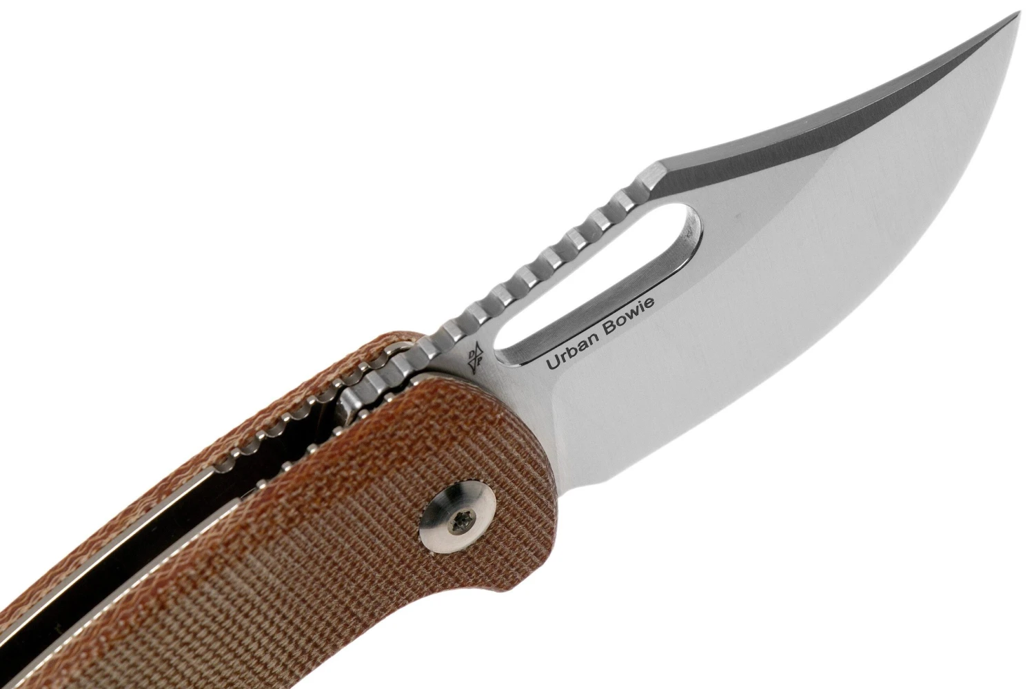 Kizer Urban Bowie V2578C2 154CM, Natural Micarta, Couteau De Poche, Dirk Pinkerton Design 8 Kizer Urban Bowie V2578C2 154CM, Natural Micarta, Couteau De Poche, Dirk Pinkerton Design - Image 6