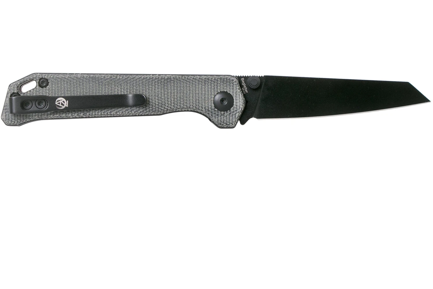 Kizer Begleiter Mini Black, Micarta, N690, V3458RN2 Couteau De Poche, Azo Design 4 Kizer Begleiter Mini Black, Micarta, N690, V3458RN2 Couteau De Poche, Azo Design - Image 2