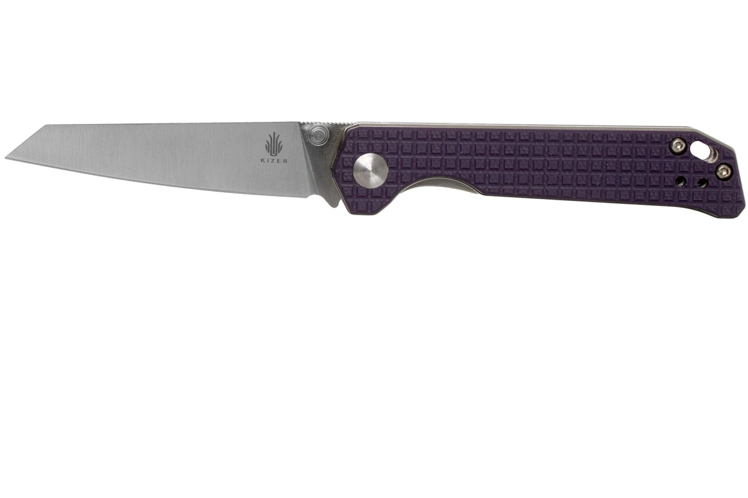 Kizer Begleiter Mini V3458RN5 N690, Purple G10, Couteau De Poche, Azo Design 3 Kizer Begleiter Mini V3458RN5 N690, Purple G10, Couteau De Poche, Azo Design