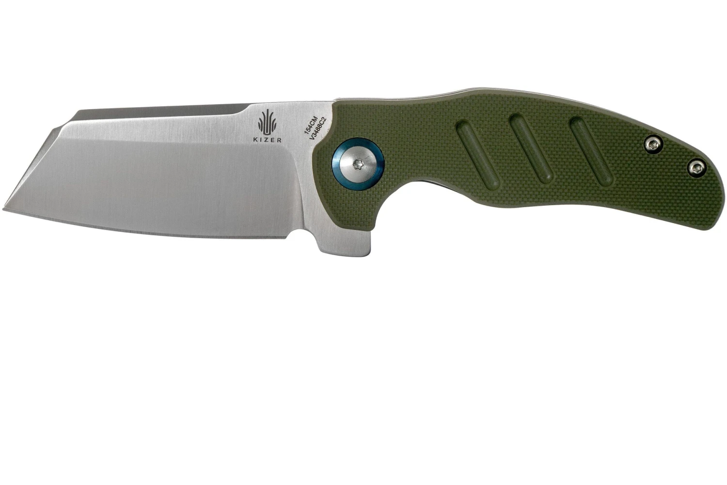 Kizer C01C Mini Sheepdog OD Green V3488C2 Couteau De Poche 3 Kizer C01C Mini Sheepdog OD Green V3488C2 Couteau De Poche