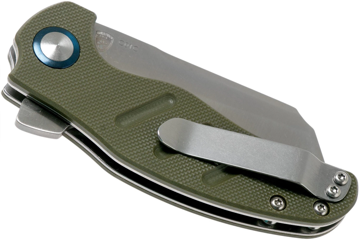Kizer C01C Mini Sheepdog OD Green V3488C2 Couteau De Poche 6 Kizer C01C Mini Sheepdog OD Green V3488C2 Couteau De Poche - Image 4