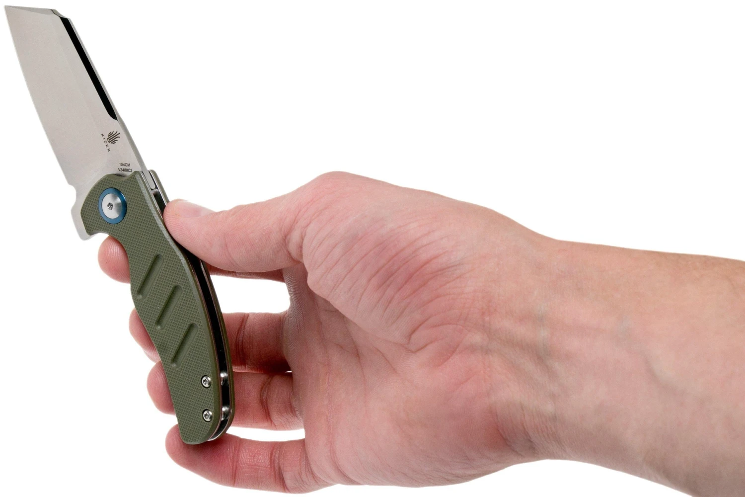 Kizer C01C Mini Sheepdog OD Green V3488C2 Couteau De Poche 10 Kizer C01C Mini Sheepdog OD Green V3488C2 Couteau De Poche - Image 8