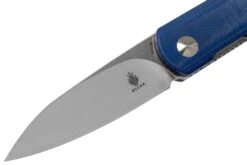 Kizer Feist V3499C1 Stonewashed 154CM, Denim Blue Micarta, Couteau De Poche, Justin Lundquist Design -Couteaux Pliants Soldes KZV3499C1 03 kizer