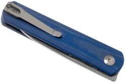 Kizer Feist V3499C1 Stonewashed 154CM, Denim Blue Micarta, Couteau De Poche, Justin Lundquist Design -Couteaux Pliants Soldes KZV3499C1 04 kizer