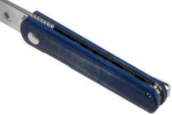 Kizer Feist V3499C1 Stonewashed 154CM, Denim Blue Micarta, Couteau De Poche, Justin Lundquist Design -Couteaux Pliants Soldes KZV3499C1 07 kizer