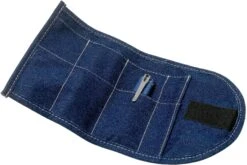 Kizer Feist V3499C1 Stonewashed 154CM, Denim Blue Micarta, Couteau De Poche, Justin Lundquist Design -Couteaux Pliants Soldes KZV3499C1 08 kizer