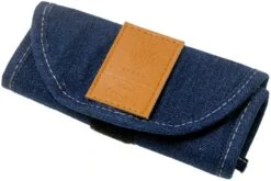 Kizer Feist V3499C2 Blackwashed 154CM, Denim Blue Micarta, Couteau De Poche, Justin Lundquist Design -Couteaux Pliants Soldes KZV3499C2 09 kizer