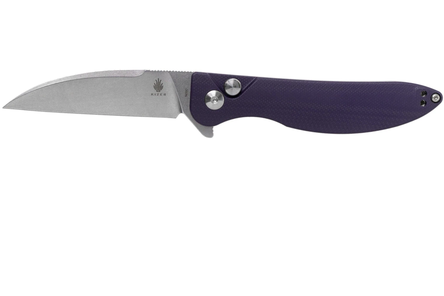 Kizer Vanguard Swaggs Swayback V3566N1 Purple G10 Couteau De Poche 3 Kizer Vanguard Swaggs Swayback V3566N1 Purple G10 Couteau De Poche