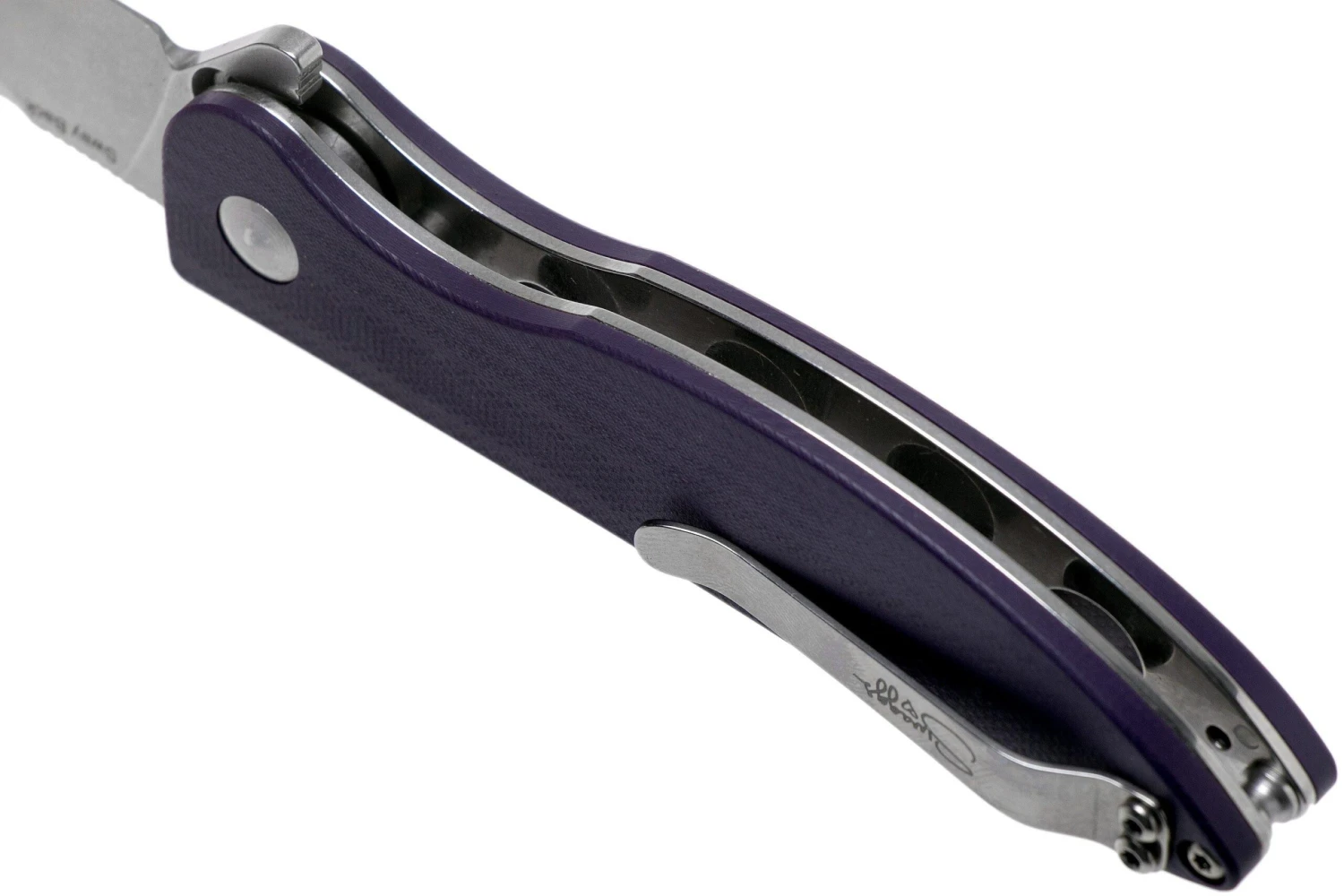 Kizer Vanguard Swaggs Swayback V3566N1 Purple G10 Couteau De Poche 7 Kizer Vanguard Swaggs Swayback V3566N1 Purple G10 Couteau De Poche - Image 5