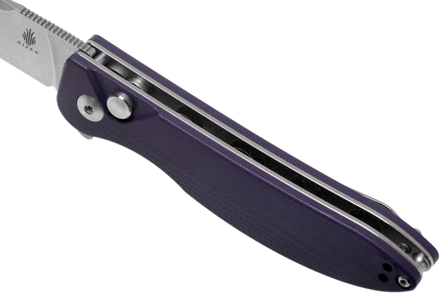 Kizer Vanguard Swaggs Swayback V3566N1 Purple G10 Couteau De Poche 9 Kizer Vanguard Swaggs Swayback V3566N1 Purple G10 Couteau De Poche - Image 7