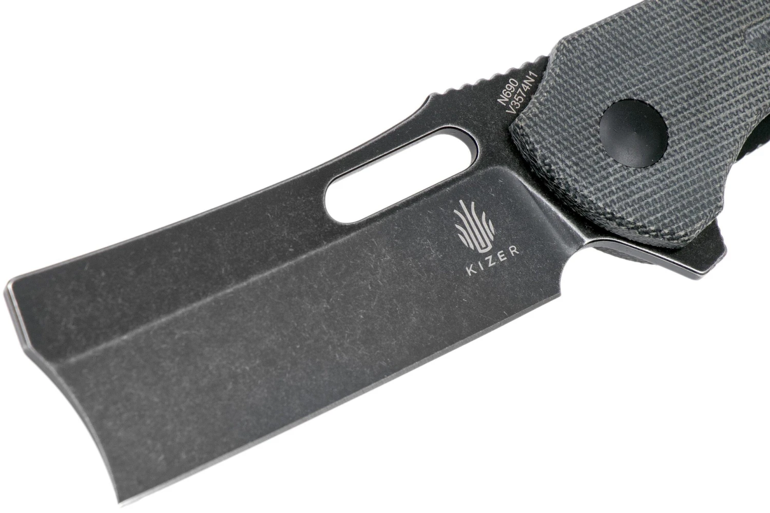 Kizer Vanguard Quatch, Micarta, N690, V3574N1 Couteau De Poche 5 Kizer Vanguard Quatch, Micarta, N690, V3574N1 Couteau De Poche - Image 3