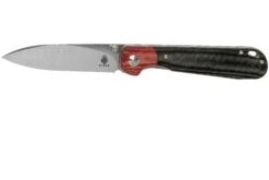 Kizer PPY V3587C1 154CM, Red And Black Micarta, Couteau De Poche, Azo Design