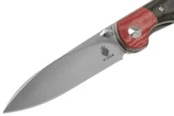 Kizer PPY V3587C1 154CM, Red And Black Micarta, Couteau De Poche, Azo Design -Couteaux Pliants Soldes KZV3587C1 03 kizer