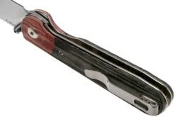 Kizer PPY V3587C1 154CM, Red And Black Micarta, Couteau De Poche, Azo Design -Couteaux Pliants Soldes KZV3587C1 05 kizer