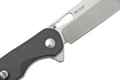 Kizer Vanguard HIC-CUP V3606C2, Button Lock Black Richlite Couteau De Poche, Azo Design -Couteaux Pliants Soldes KZV3606C2 05 kizer