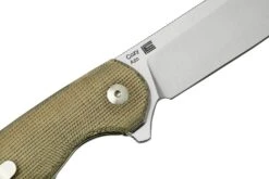 Kizer Cozy V3613C2 Green Micarta, Couteau De Poche -Couteaux Pliants Soldes KZV3613C2 05 kizer