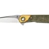 Kizer Comet V3614C1 Brass & Green Micarta, Couteau De Poche -Couteaux Pliants Soldes KZV3614C1 01 kizer