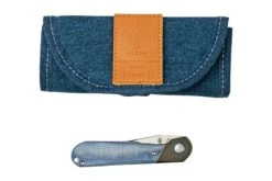 Kizer Comet V3614C2 Brass & Blue Micarta, Couteau De Poche -Couteaux Pliants Soldes KZV3614C2 07 kizer