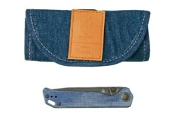 Kizer Vanguard Begleiter V4458.2C1 Denim Micarta, Couteau De Poche -Couteaux Pliants Soldes KZV4458 2C1 07 kizer