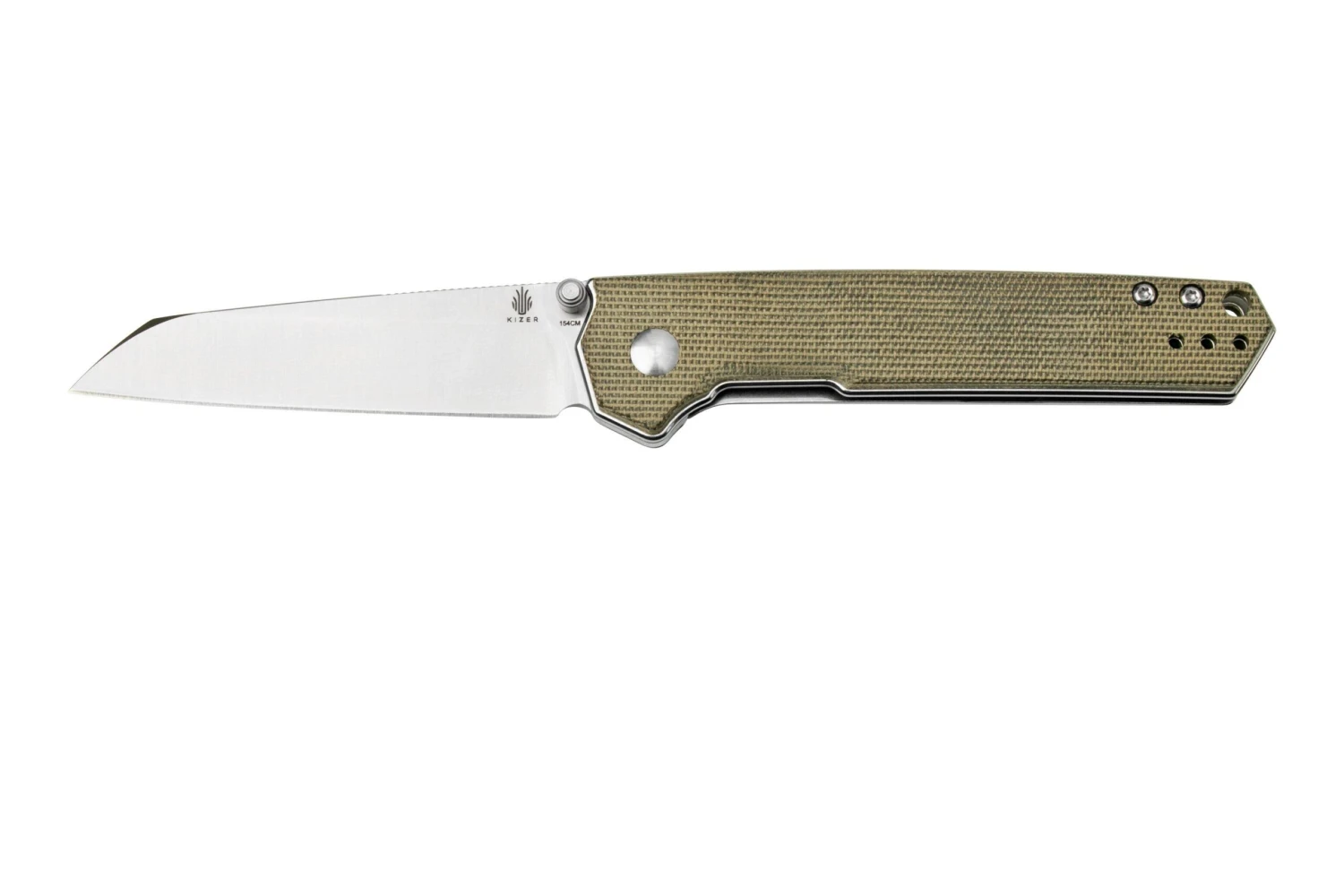 Kizer Domin V4516SC2 Green Micarta, Couteau De Poche 3 Kizer Domin V4516SC2 Green Micarta, Couteau De Poche