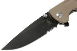 Kizer Vanguard Justice Tan V4543N2 Couteau De Poche, Nhut Huynh & Azo Design -Couteaux Pliants Soldes KZV4543N2 03 kizer