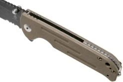 Kizer Vanguard Justice Tan V4543N2 Couteau De Poche, Nhut Huynh & Azo Design -Couteaux Pliants Soldes KZV4543N2 07 kizer