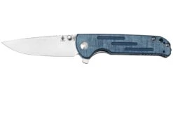 Kizer Vanguard Justice Denim, V4543N3 Couteau De Poche, Azo Design