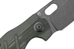 Kizer Sheepdog XL C01C, V5488C5, Black Micarta, 154CM, Couteau De Poche, Chris Conaway Design -Couteaux Pliants Soldes KZV5488C5 05 kizer