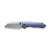 WE220053 Couteau We Knife High-Fin Blue Manche Titae Lame Acier CPM-20CV IKBS - Livraison Gratuite -Couteaux Pliants Soldes WE220053 f zoom