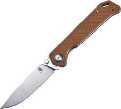 Couteau Kizer Cutlery Vanguard Begleiter VG-10 Manche Brown G-10 KIV4458A4 - Free Shipping