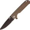 KIV4543N2 Kizer Justice Tan G10 Handle 154CM Blade Linerlock Clip - Livraison Gratuite -Couteaux Pliants Soldes kiv4543n2 zx1200
